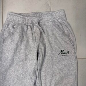 Mavs Swim & Dive Grey Jogger Sweatpants Athletic Team Sweats Embroidered Medium